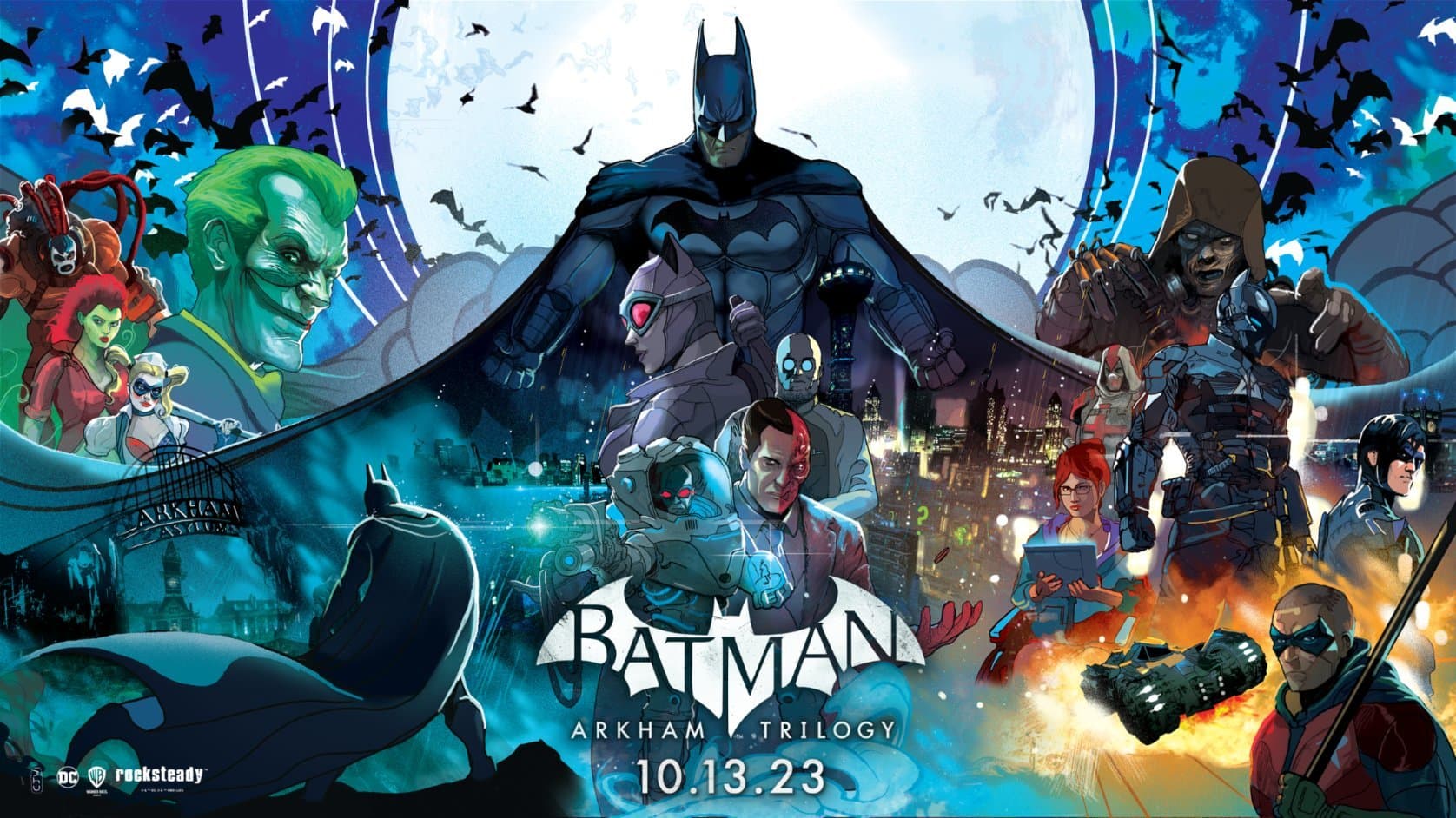 🦇 Назвали дату виходу Batman: Arkham Trilogy на Nintendo Switch