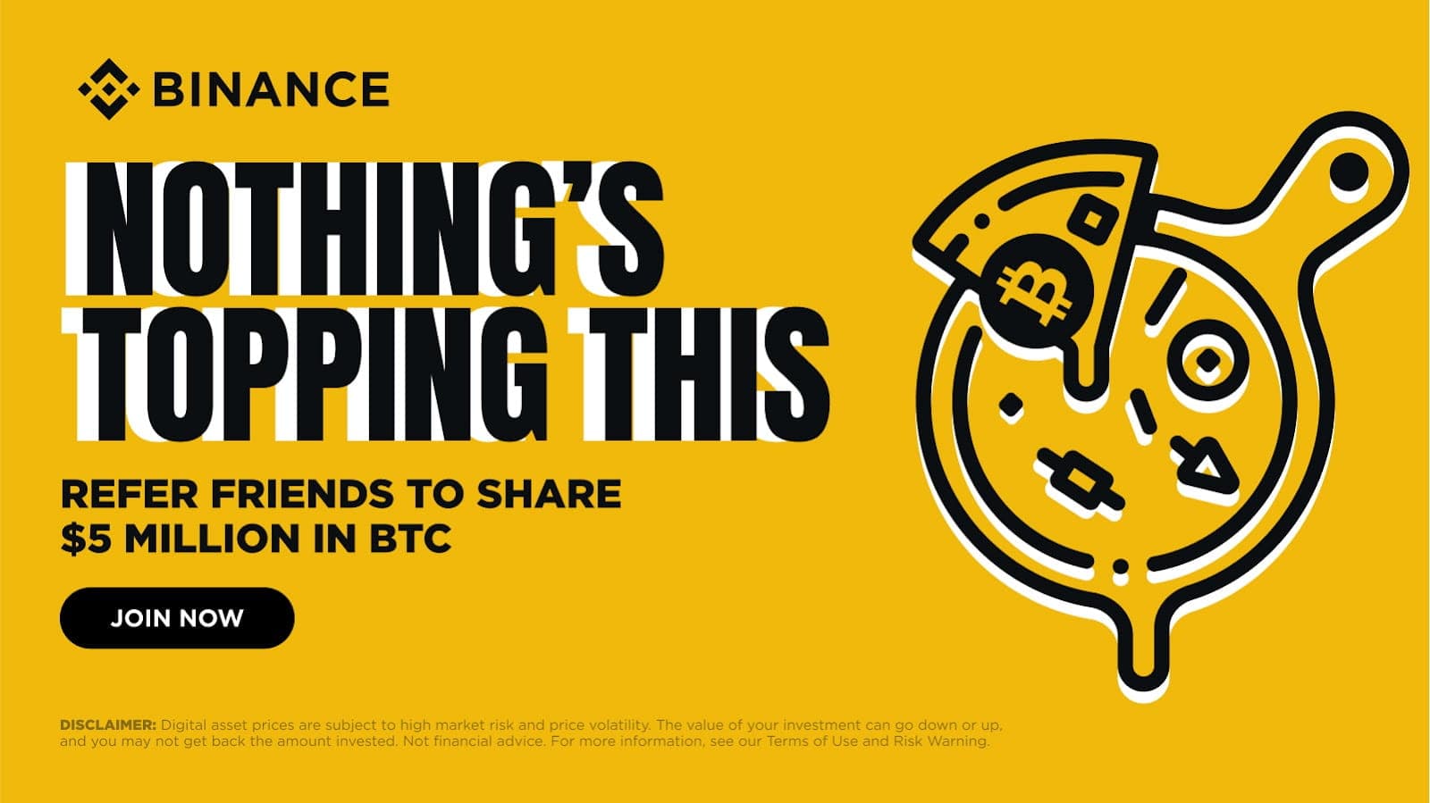 Binance святкує Bitcoin Pizza Day й розігрує $5 мільйонів